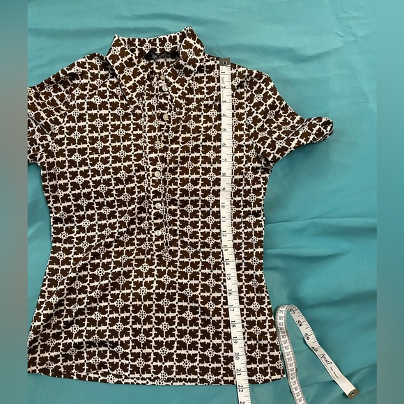 Vintage Crercione Biarritz Womens S 1/2 Button Up Vintage - Picture 7 of 10